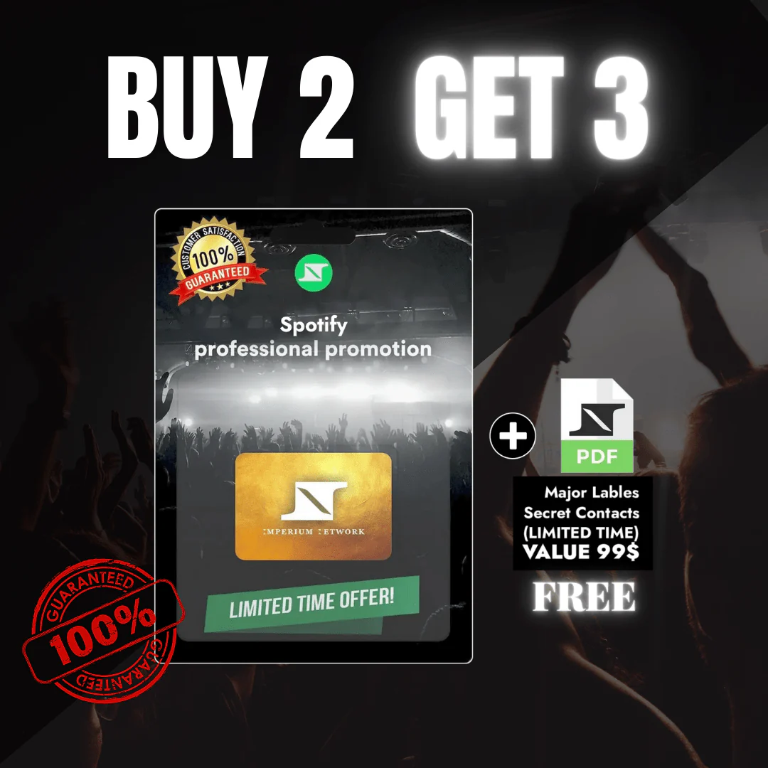 3 X 2 HUGE SPOTIFY PROMOTION - Image 4