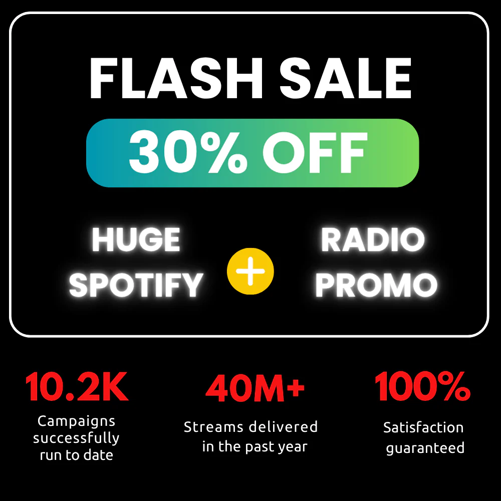 Pitching up to 10,000 Radio Stations + Huge Spotify Promotion at 30% OFF